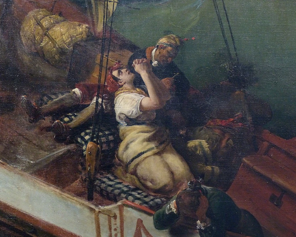  68-Joseph Vernet, attaccato a un albero, studia gli effetti della tempesta-dettaglio 1 